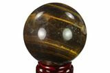 Polished Tiger's Eye Sphere #143251-1